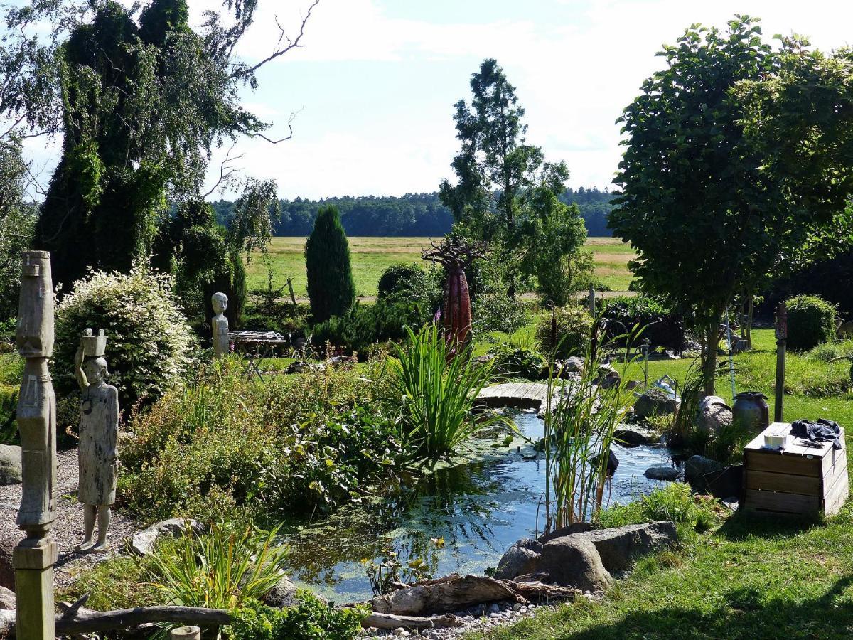 "Balmgarten" Im Naturpark Usedom, Bio Solarhaus Mit Grossem Garten Apartamento Exterior foto